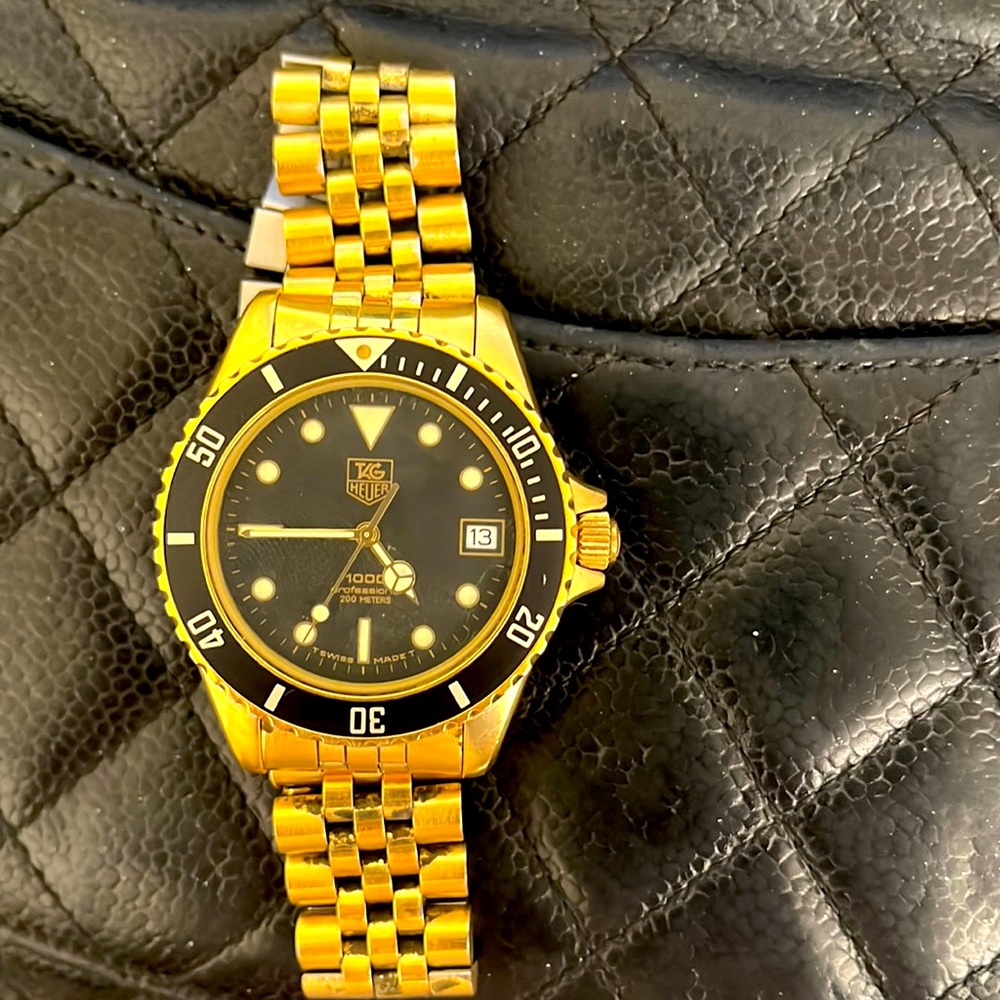Vintage Tag Heuer Professional 1000 Series 984.013N - The "Wolf of Wall Street"
